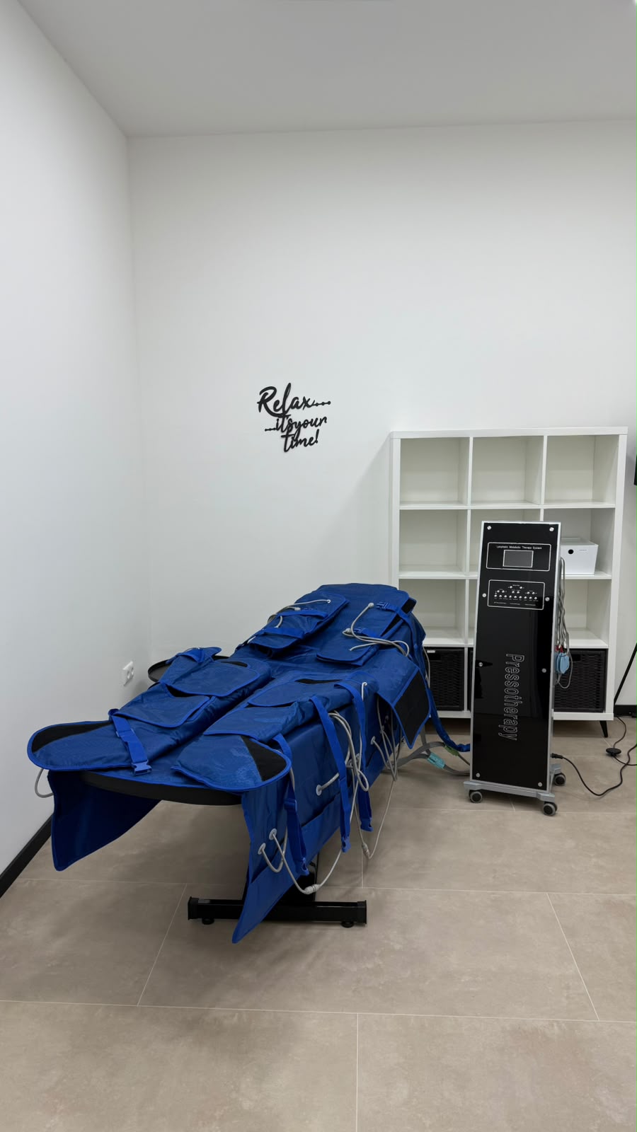 Behandlungsraum für Lymphdrainage